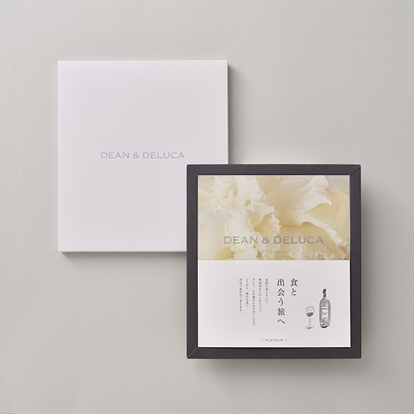 DEAN & DELUCA ギフトカタログ(ブックタイプ) ＜PLATINUM-BC(プラチナ-BC)＞BOXの中