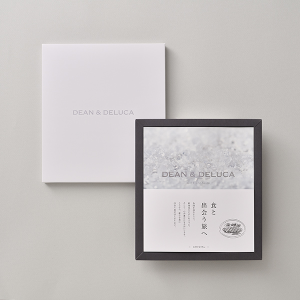 DEAN & DELUCA ギフトカタログ(ブックタイプ) ＜CRYSTAL-BC(クリスタル-BC)＞BOXの中