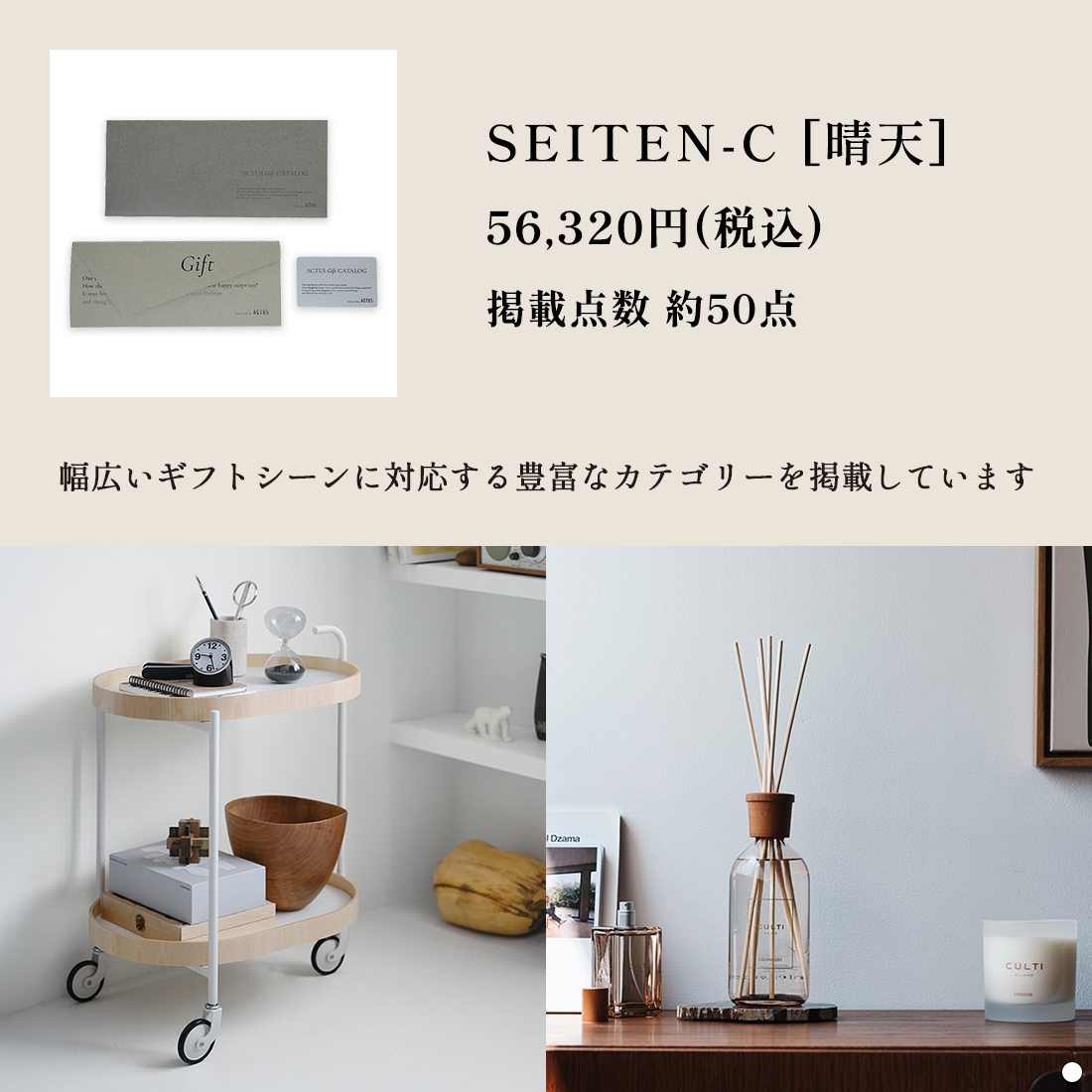 ACTUS(アクタス) e-order choice ＜SEITEN(晴天)-C＞